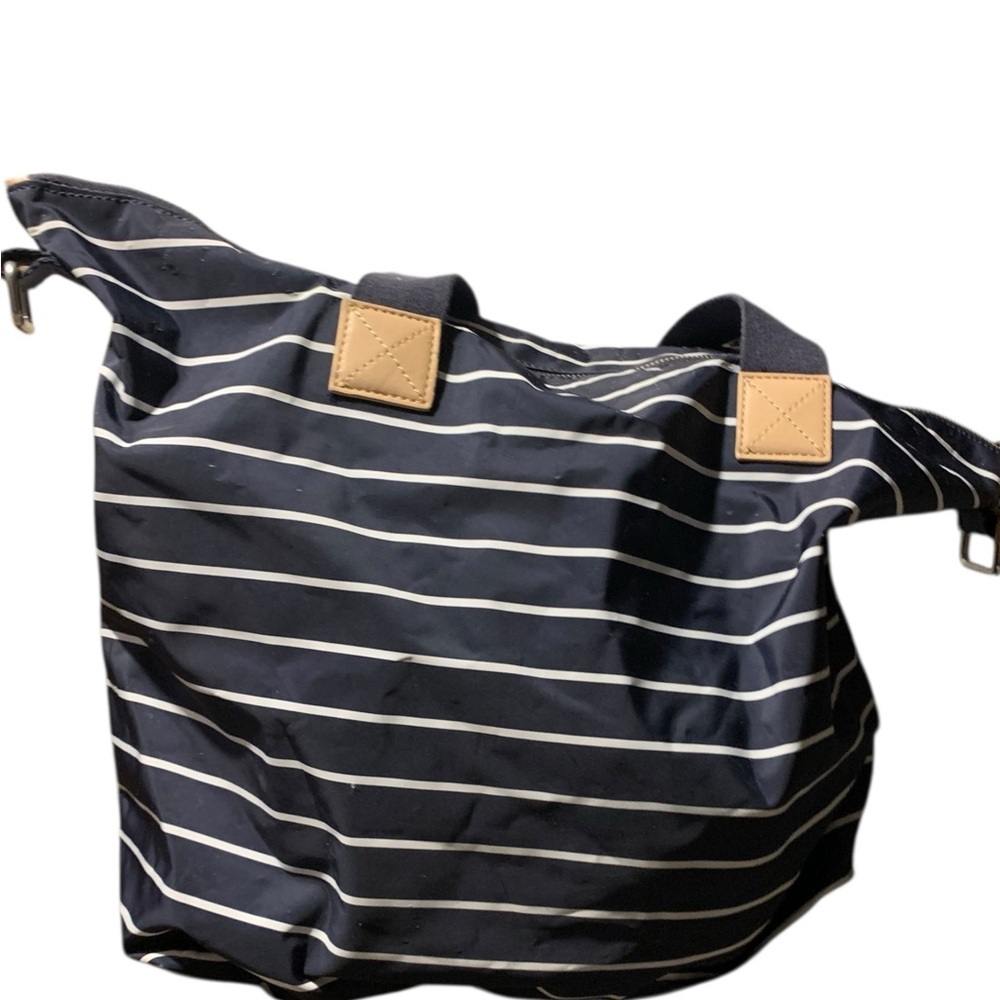 Navy and White Striped Tote (item#40005)